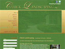 Tablet Screenshot of chicklandscape.com